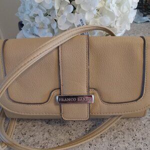Franco Sarto - leather crossbody bag - beige